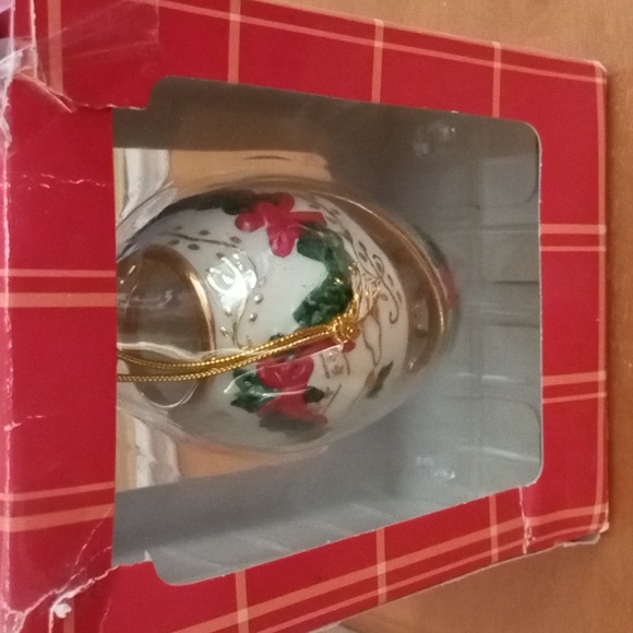 Holiday Porcelain Christmas Ornament - Picture 2 of 2